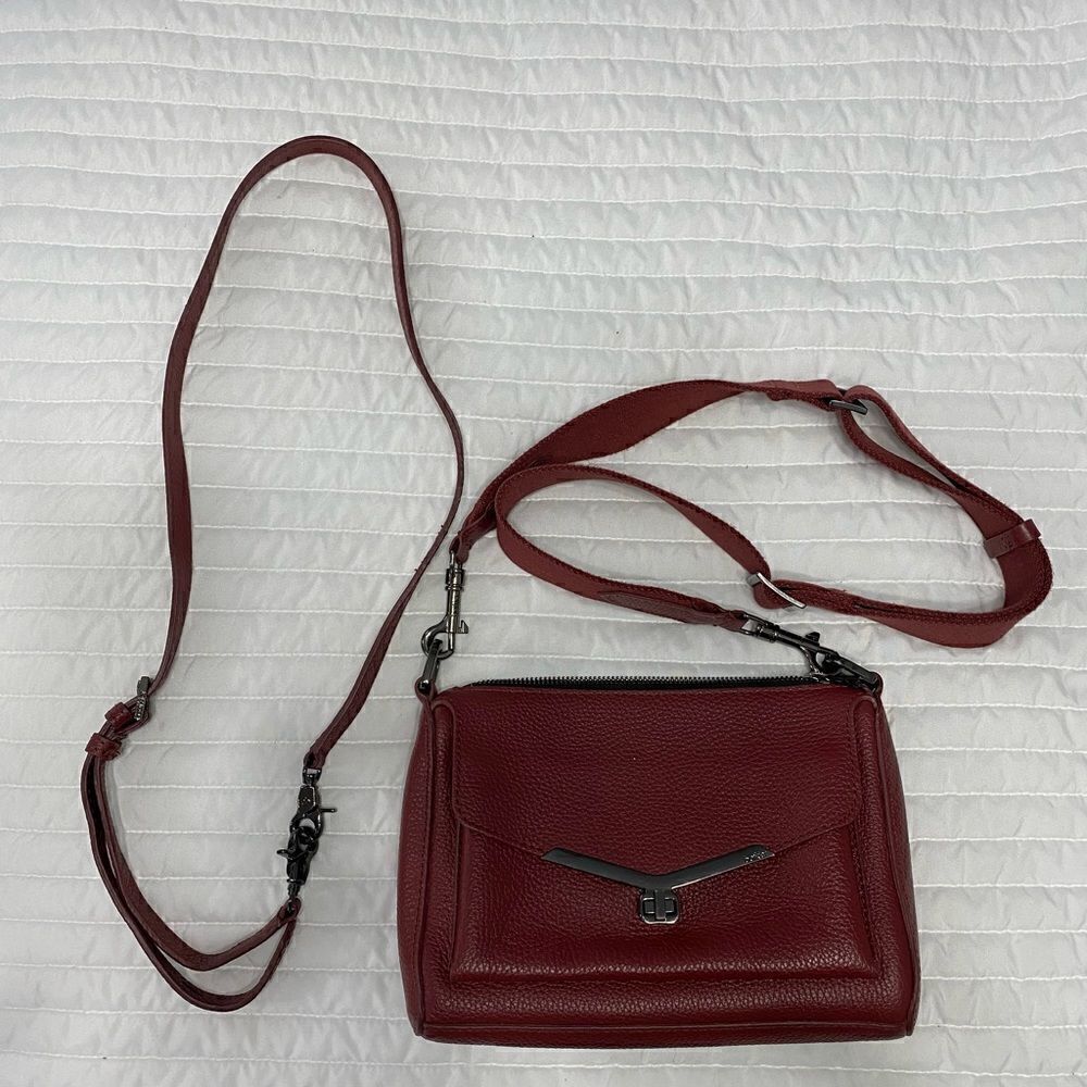 Botkier Valentina Burgundy Crossbody Bag - Picture 9 of 16